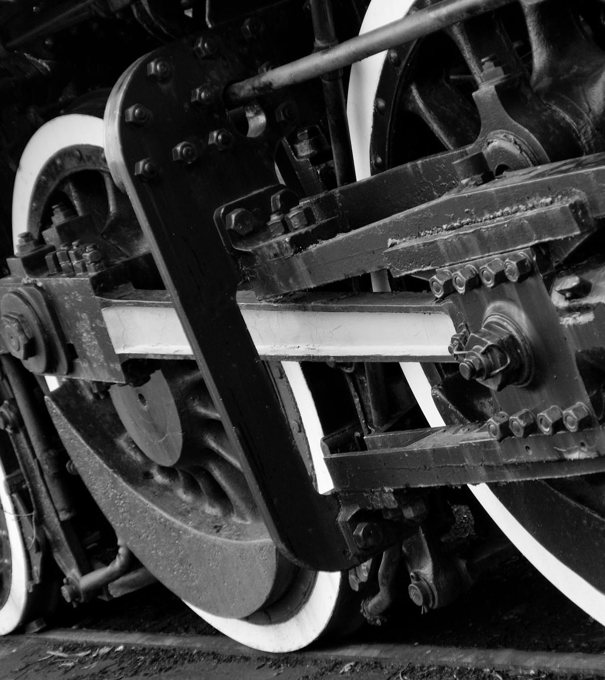 Steam locomotive wheels