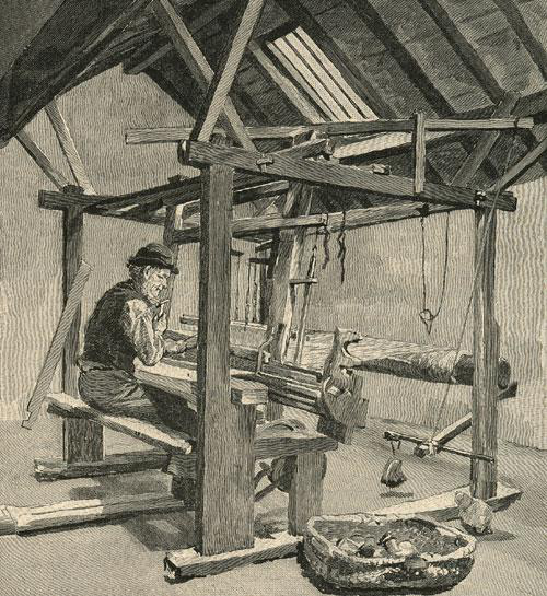 Hand loom engraving