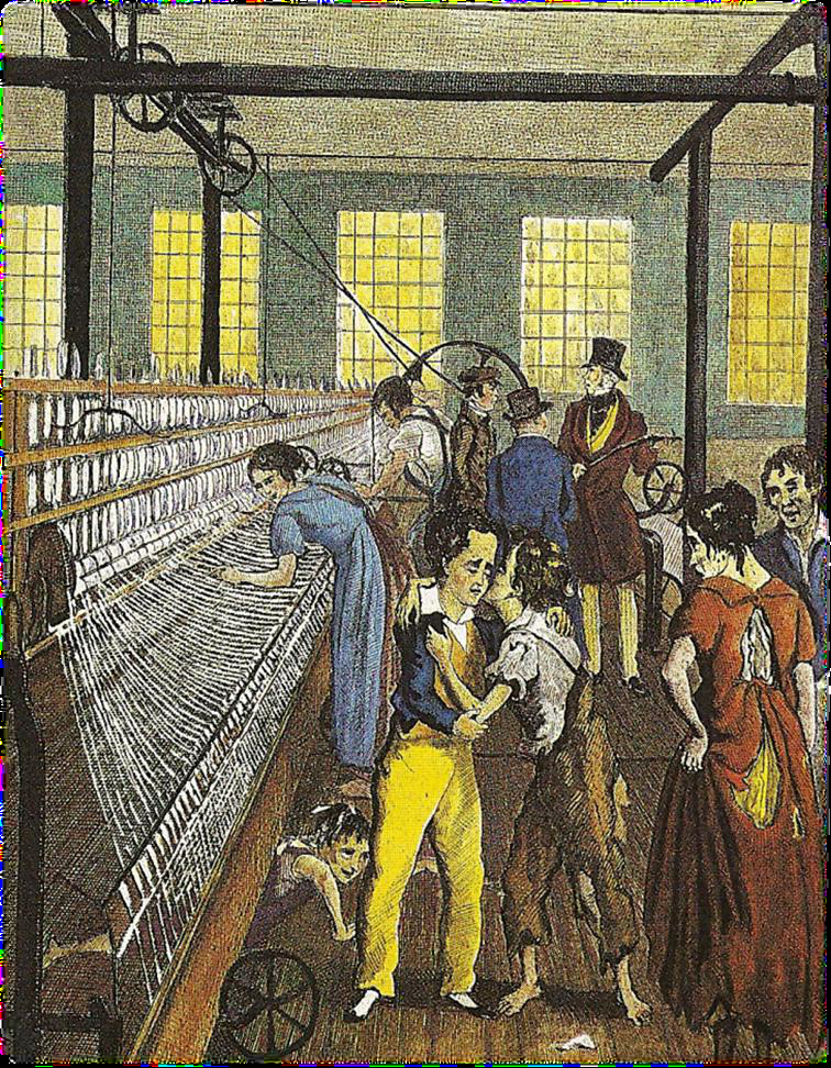 Children protesting with signs