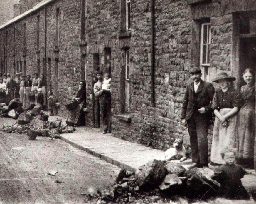 Slum dwelling interior